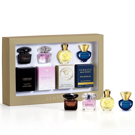 miniature versace perfume|Versace mini aftershave set.